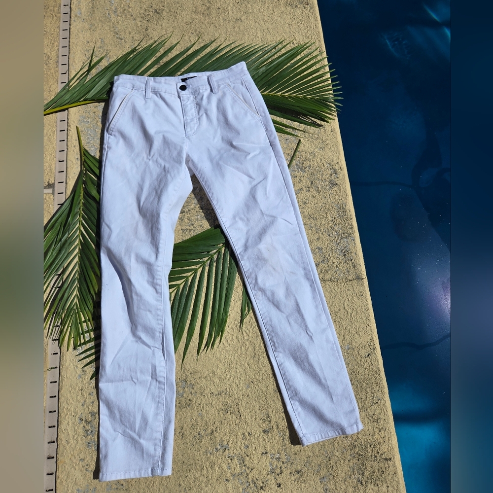 Banana Republic Men's Slim Jeans in White